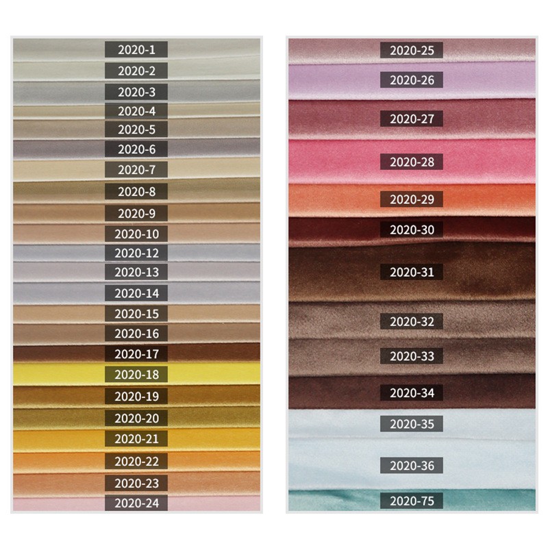 Knitted Velvet Supplier - 100% Polyester Holland Woven Plain Breathable