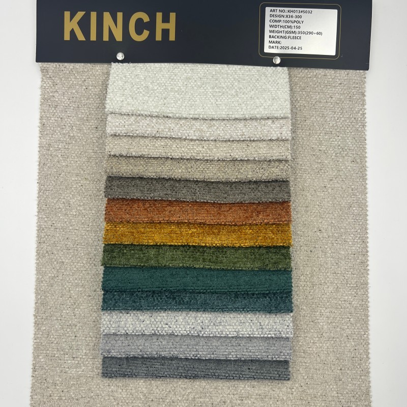 Upholstery Fabric Supplier - 100% Polyester Chenille Dye Breathable
