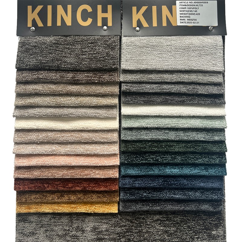 Chenille Fabric Manufacturer - Customized Classic Eco-Friendly Piece Dyed