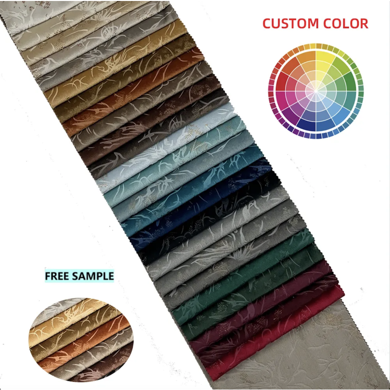 Sample Book Fabric Supplier - Polyester Woven Plain Yarn Dyed Breathable