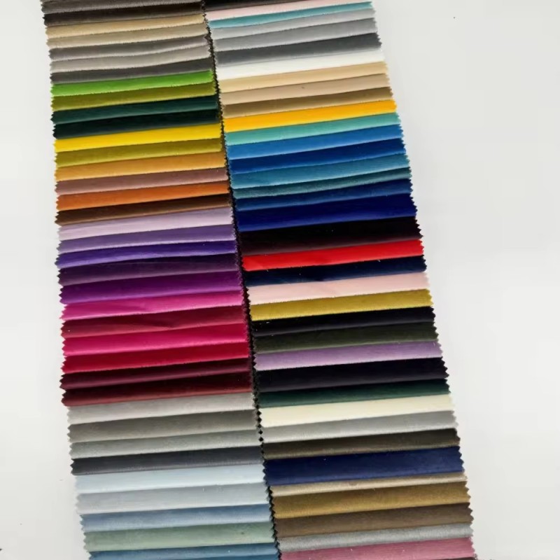 Polyester Velvet Manufacturer - Multi Colors Furniture Upholstery Home