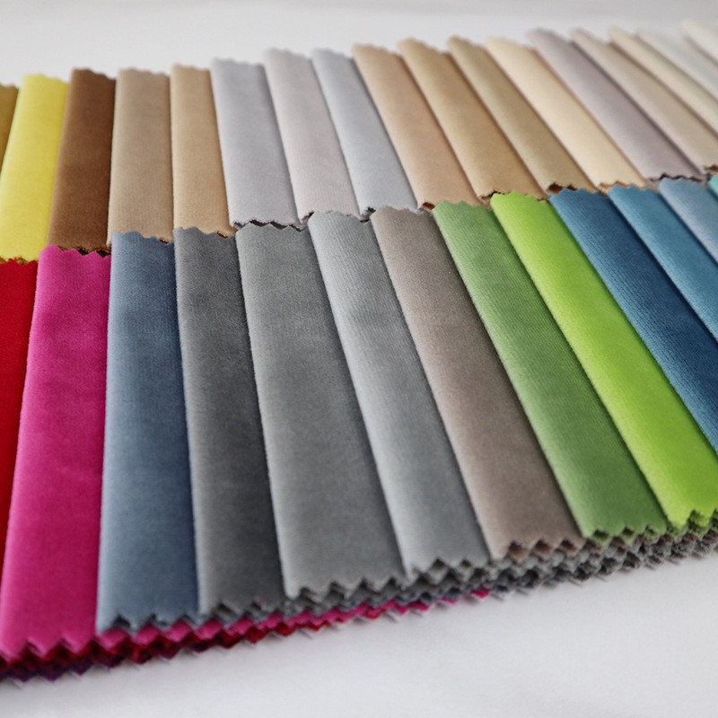 Knitted Velvet Supplier - 100% Polyester Holland Woven Plain Breathable