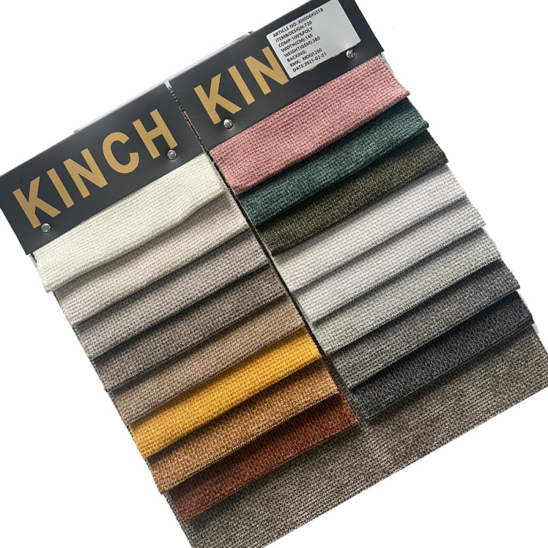 Velvet Sofa Material Factory - Polyester Plain Dyed Multi-Color Woven