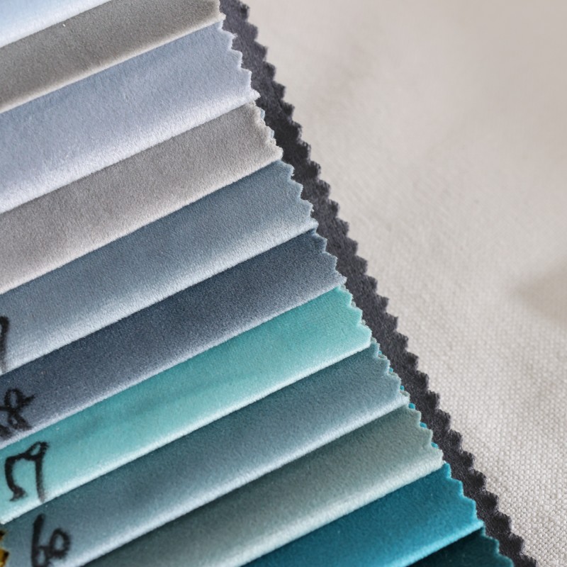 Woven Velvet Fabric Manufacturer - Luxury Multi-colors Plain Home Textile