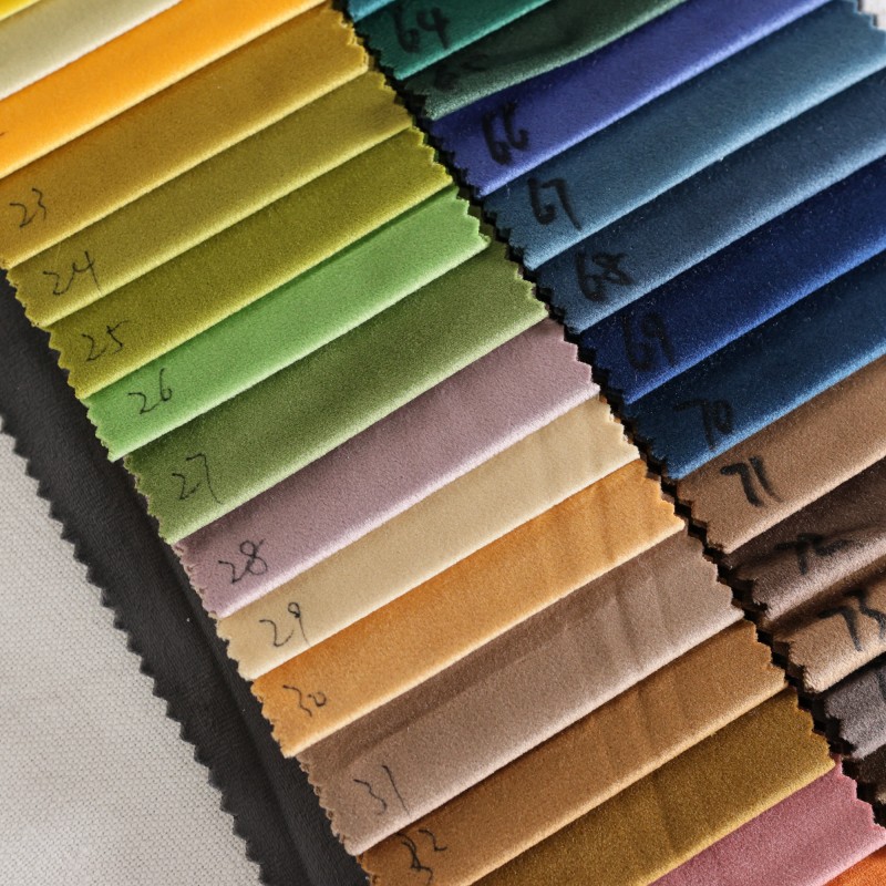 Holland Velvet Factory - Multi-Color Design Woven Plain Style