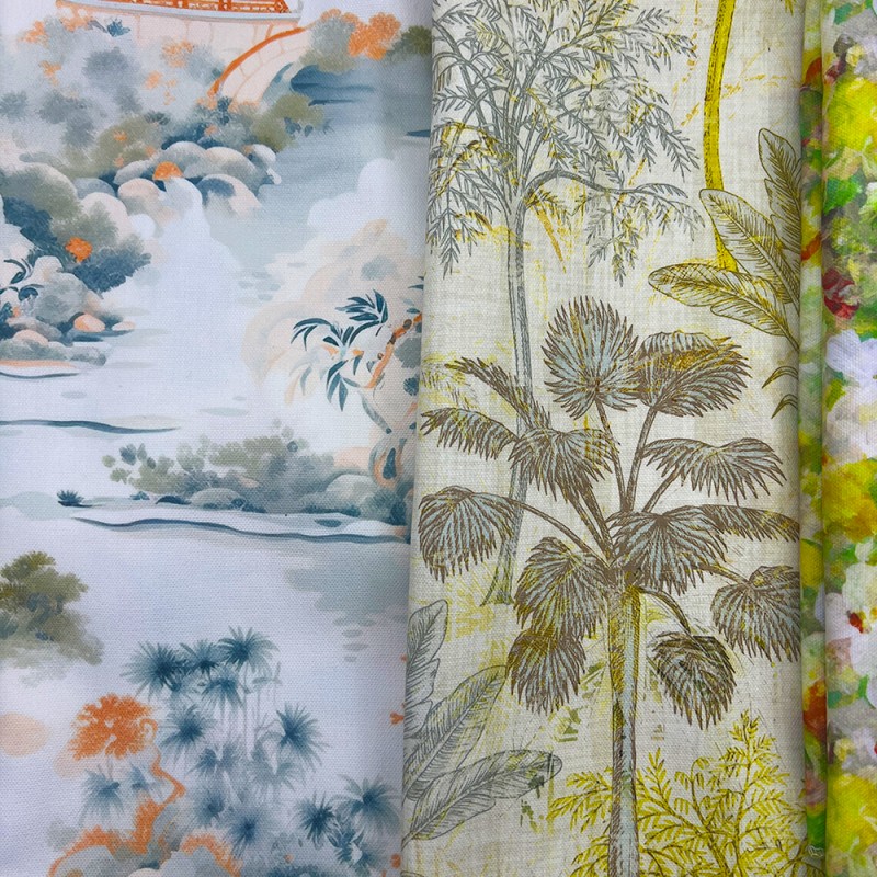 Woven Fabric Supplier - 260 GSM Medium Weight Digital Print