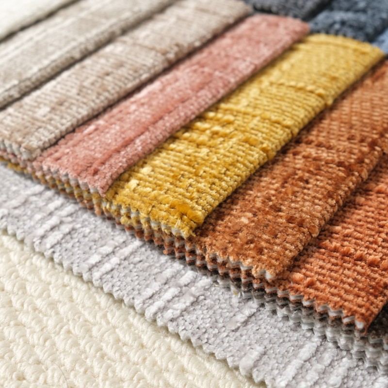 Sofa Fabric Factory - Customized Vintage Woven Polyester Chenille
