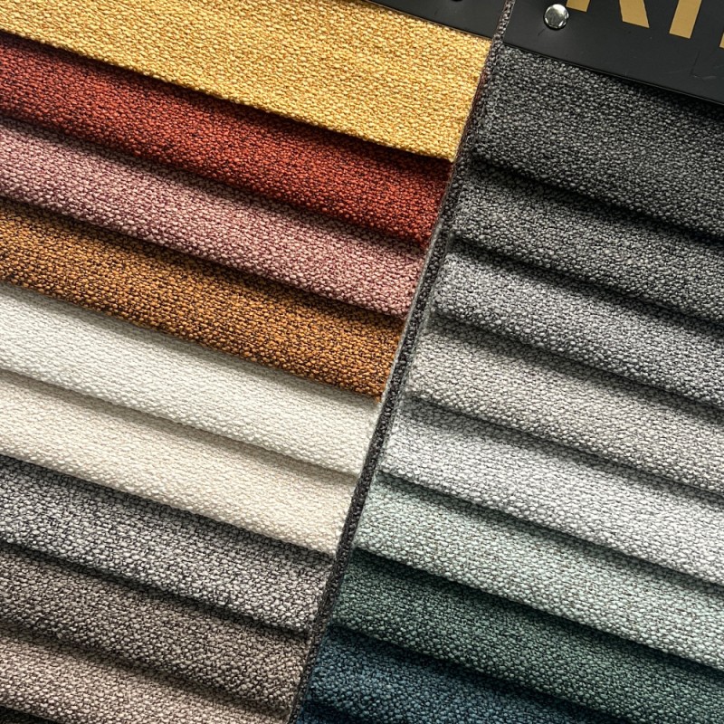 Upholstery Fabric Factory - 100% Polyester Woven Plain Yarn Dyed