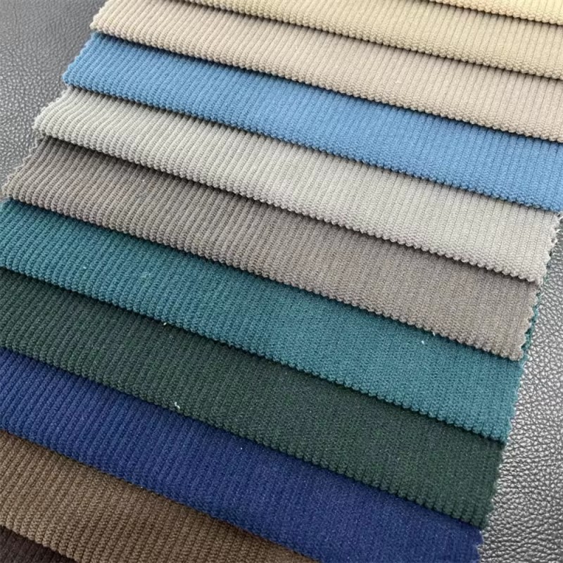Corduroy Fabric Manufacturer - 100% Polyester Stripes Waterproof