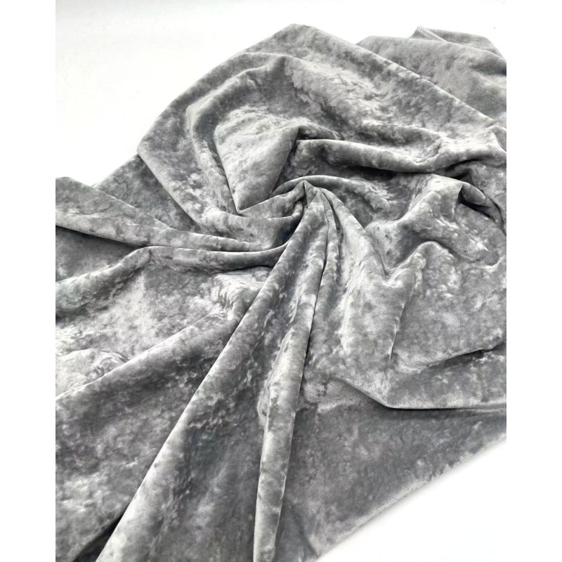 Korean Velvet Supplier - Wholesale Luxurious Elastic Crushed