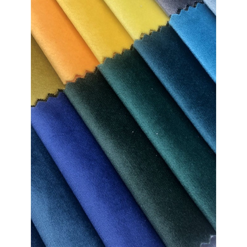 Plush Velvet Factory - Low Moq 300gsm Solid Color Soft