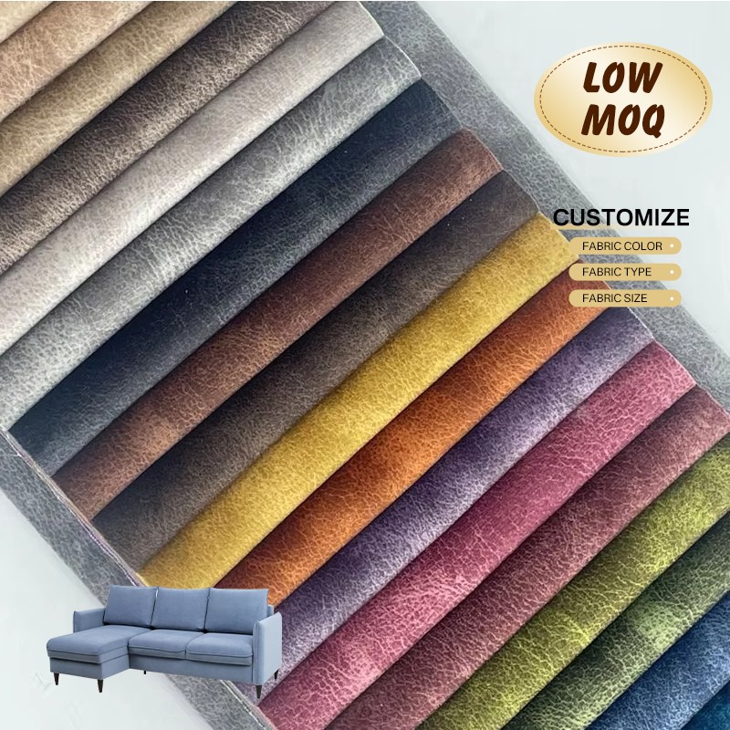 Holland Velvet Supplier - Leather Like Fleece Backing Cloudy