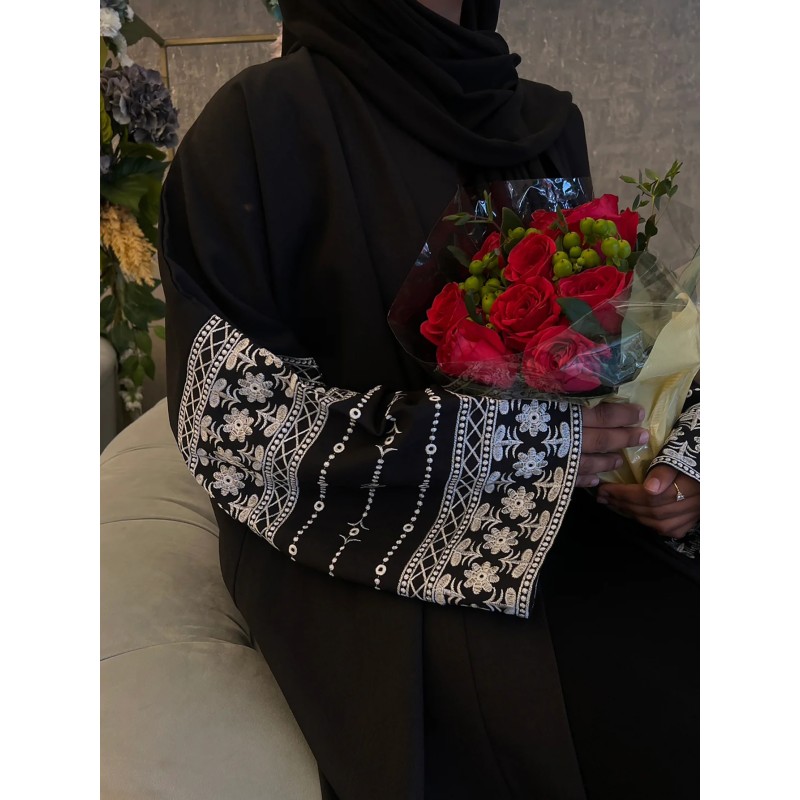 Muslimah Dress Manufacturer - Elegant Embroidered Cardigan