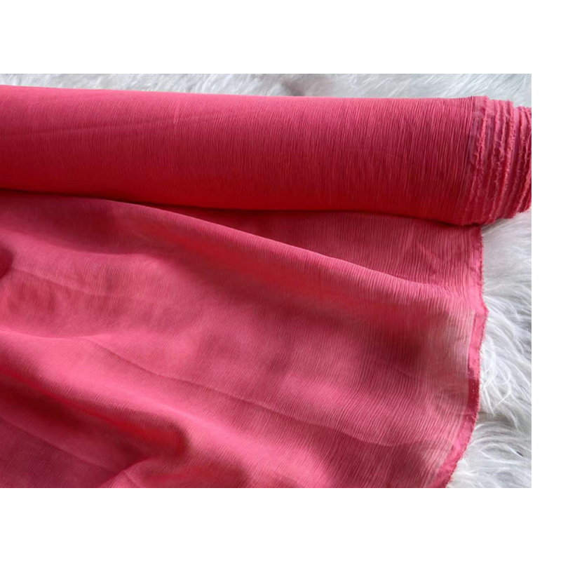 Natural Silk Supplier - Pure Crinkle Chiffon Women