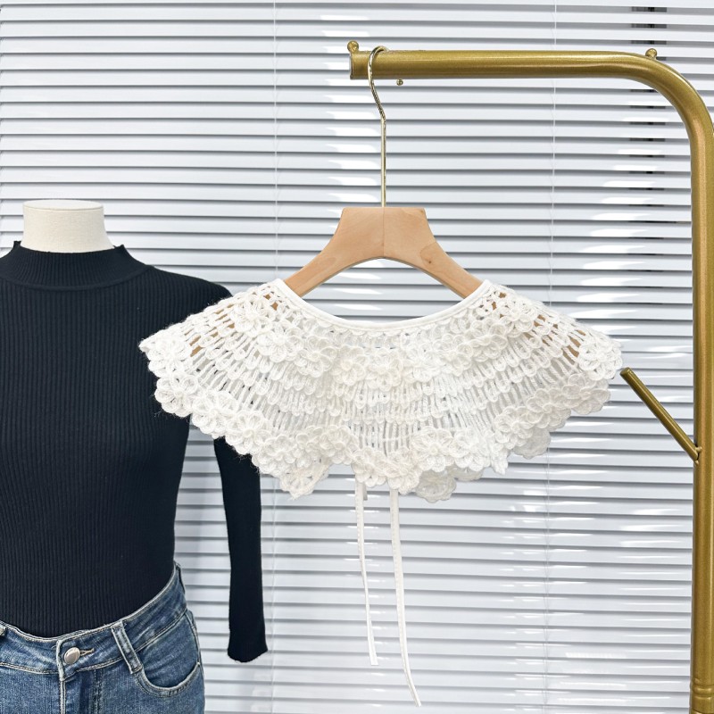 Lace Collar Factory - Fashionable Pearl Embroidered