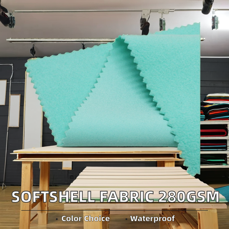 Softshell Fabric Supplier - 280GSM Waterproof Bonded