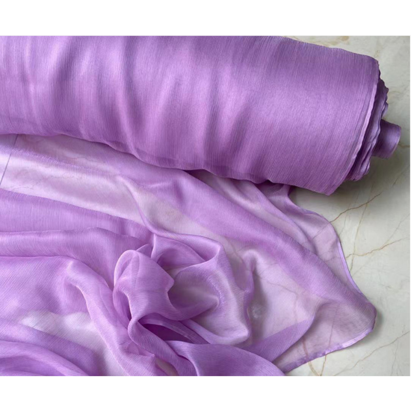 Natural Silk Supplier - Pure Crinkle Chiffon Women