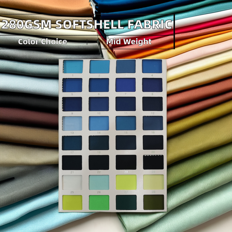 Softshell Fabric Supplier - 280GSM Waterproof Bonded