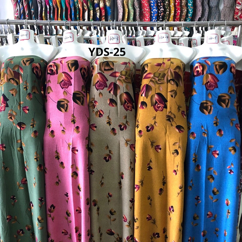 Rayon Fabric Manufacturer - Printed Batik Floral Pajama Dress
