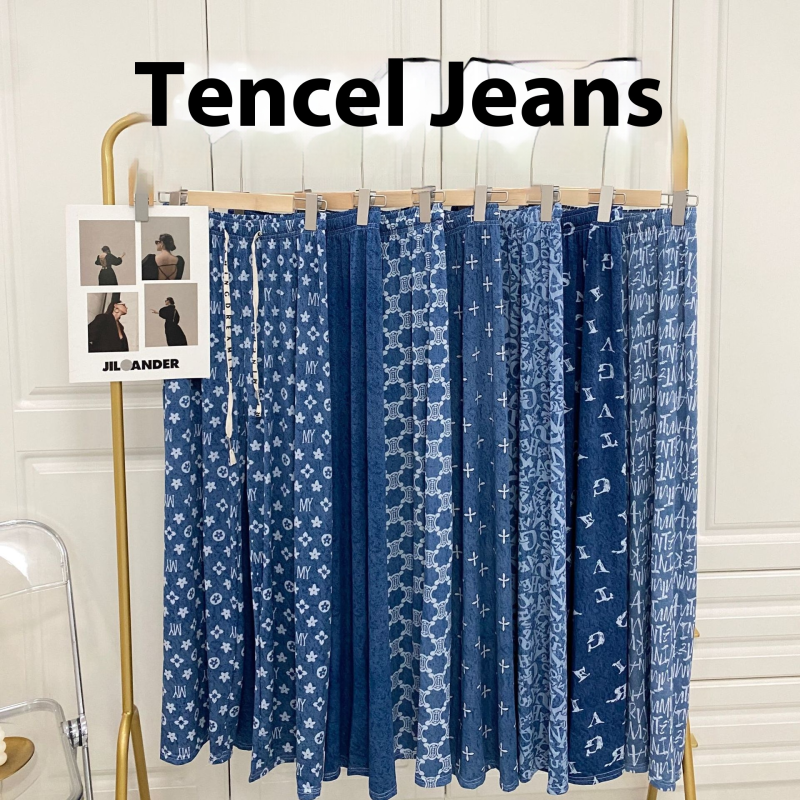 Women's Pants Manufacturer - High-Waisted Ice Silk Wide-Leg