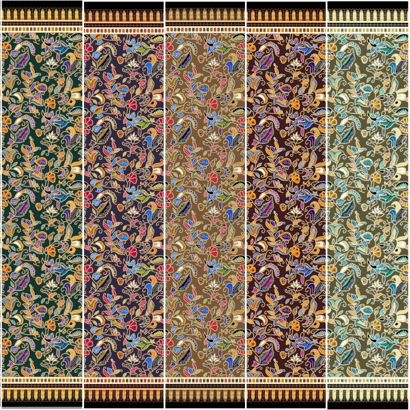 Thailand Lungi Supplier - Batik Polyester Printed Sarong