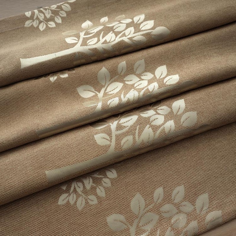 Jacquard Linen Fabric Supplier - Living Room Curtain Textile