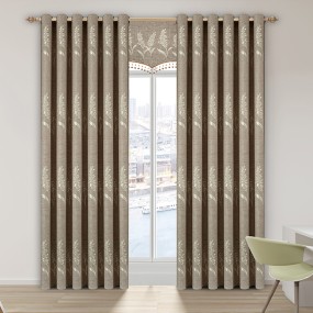 Jacquard Linen Fabric Factory - Line Style for Drapery