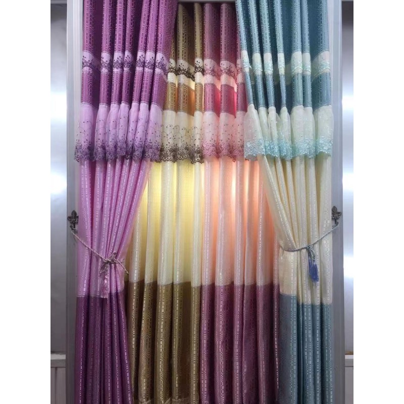 Jacquard Curtain Fabric Factory - Custom Cloth Roll Textiles