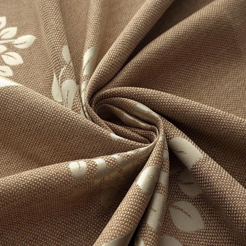 Jacquard Linen Fabric Supplier - Living Room Curtain Textile