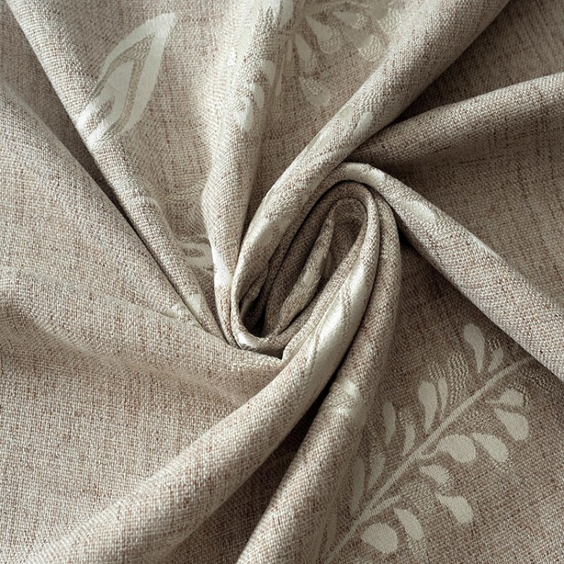 Jacquard Linen Fabric Factory - Line Style for Drapery