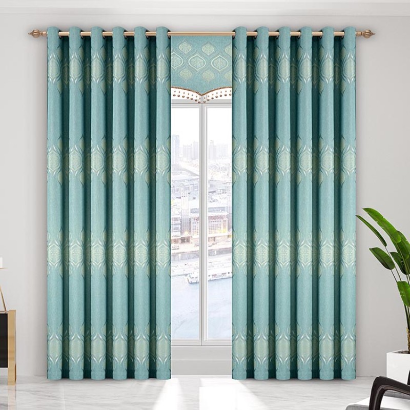 Royal Jacquard Fabric Supplier - 280cm Width Blackout Curtain