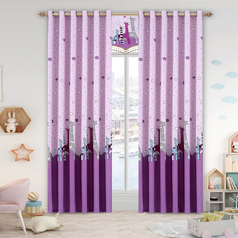 Printed Curtain Fabric Manufacturer - Custom Digital Animal Cartoon