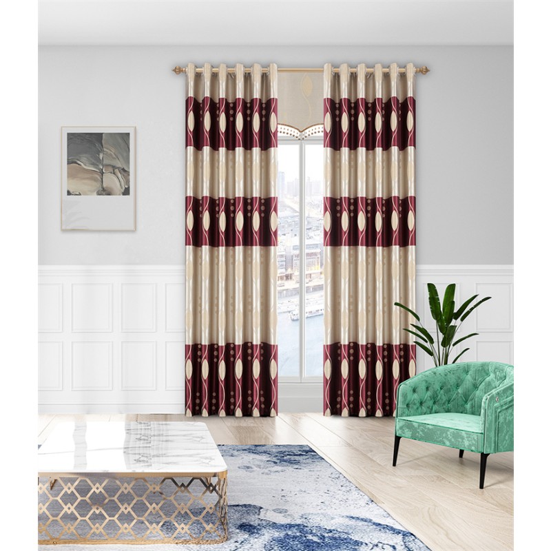 Gray Curtain Fabric Factory - Window Pattern for Living Room
