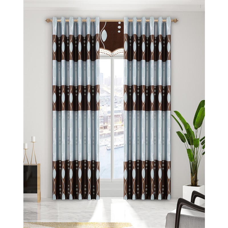 Gray Curtain Fabric Factory - Window Pattern for Living Room