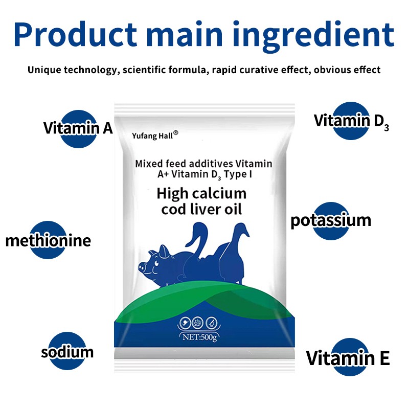 Concentrated Cod Liver Oil  Chickens, Ducks, Geese, Pigs, Cattle and Sheep to Promote Growth and Improve Egg Production