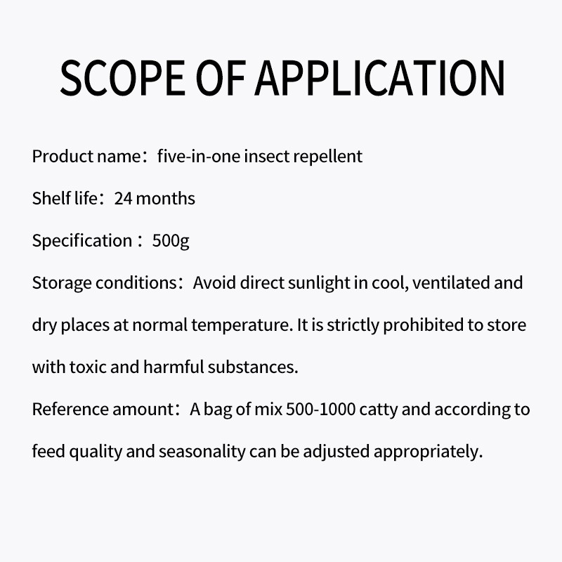 Good Effect Internal and External Deworming Livestock Use Animal Feed Additives