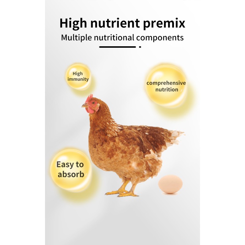Factory Quality Layer Concentrate Premix Feed for Hen Boost More Eggs and Promote Healthy 5% Layer Premix