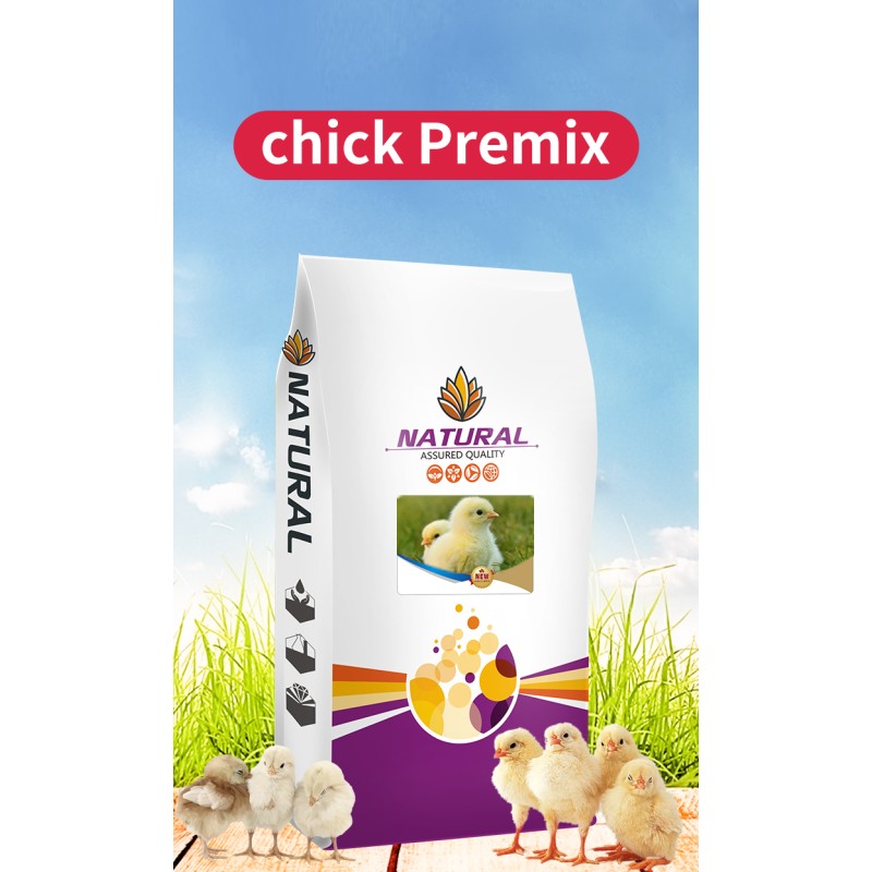 Factory Direct Sales 5% Chick Premix Enhanced Nutrition and Growth Promotion for Stress Resistance Animal Feed