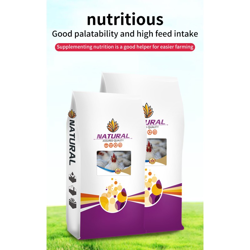 100% Natural Premix for Broiler Chicken Youth 5% Feed to Boost Food Intake and Growth