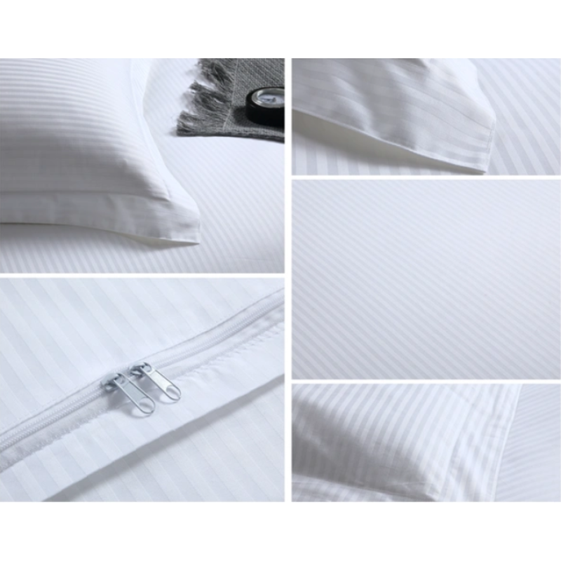 Cotton Satin Bedding Fabric Factory - Hotel Bedcover Set