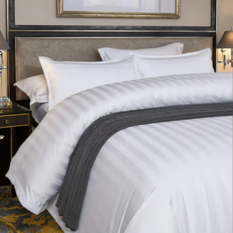 Cotton Satin Hotel Bedding Fabric Supplier - Bulk Custom Sizes