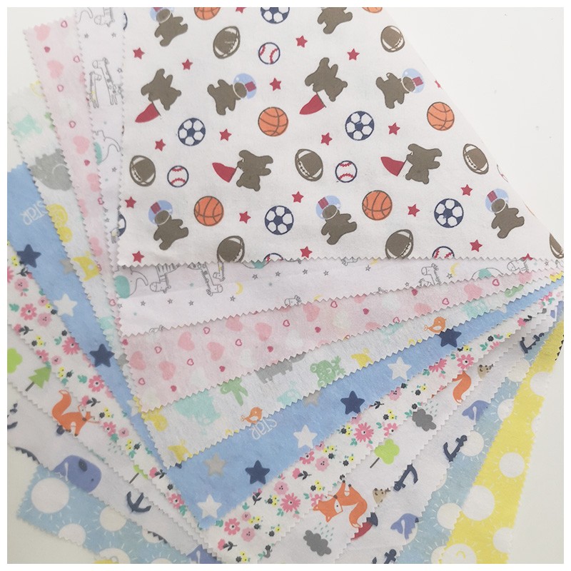 Cotton Flannel Fabric Factory - Quilting Baby Use