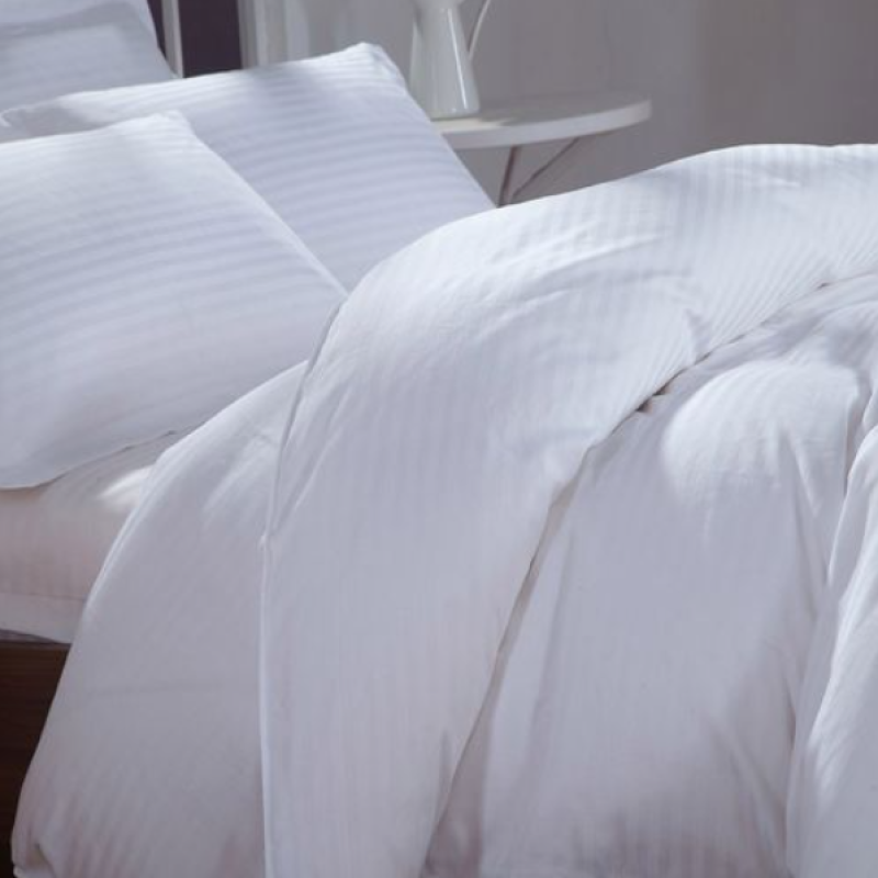 Cotton Satin Bedding Fabric Factory - Hotel Bedcover Set