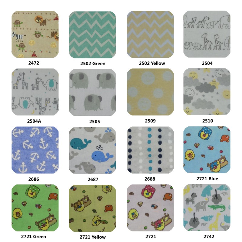 Poly Cotton Flannel Supplier - Printing Bedding Baby