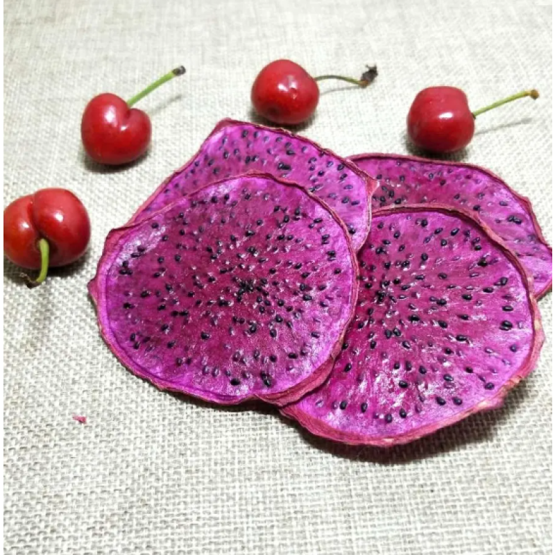 Dragon Fruit Slices Factory - Organic Dried Snacks AD Process