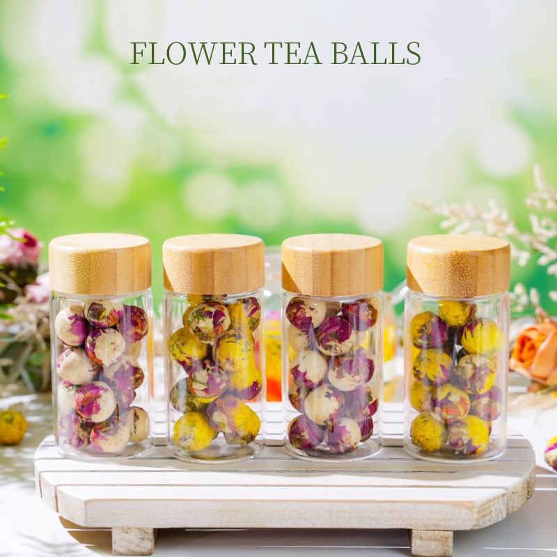 Glass Bottle Tea Manufacturer - Chrysanthemum Ball
