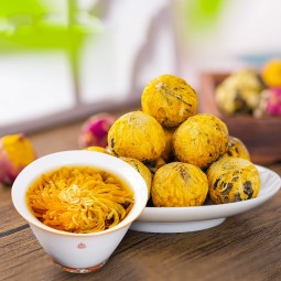 Mixed Pu'er Tea Ball Factory - Organic Blooming