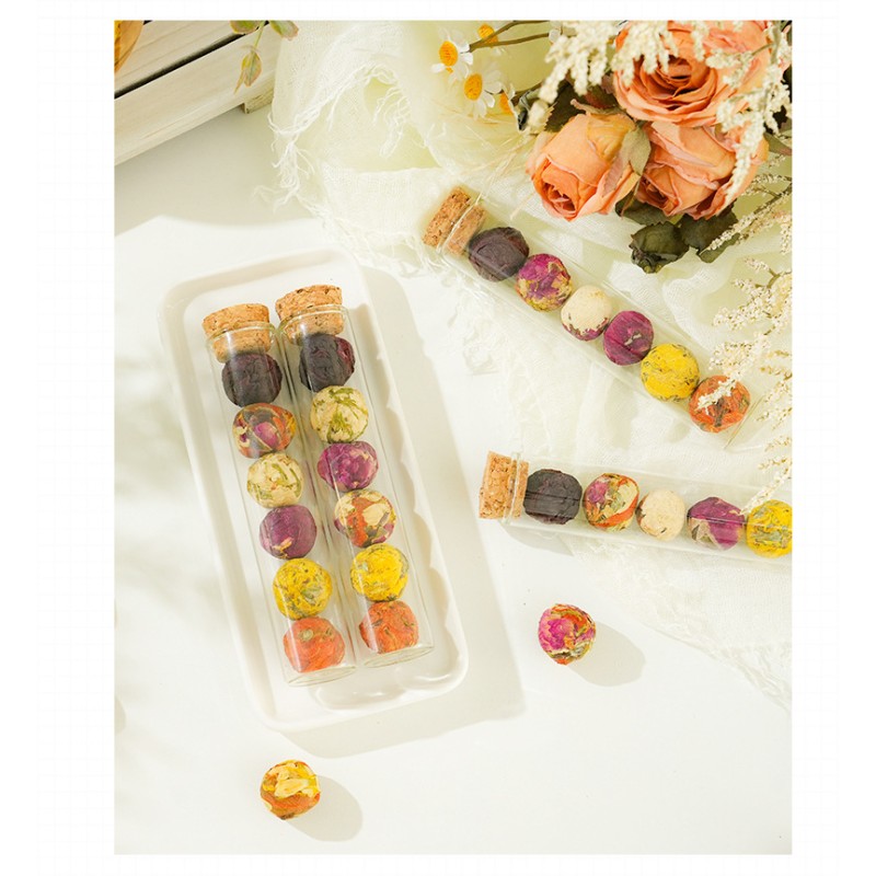 Test Tube Blooming Ball Supplier - Flowering Tea
