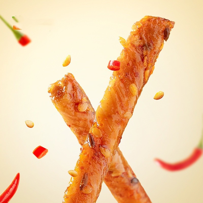 Bean Strip Snacks Factory - Spicy Soybean Product