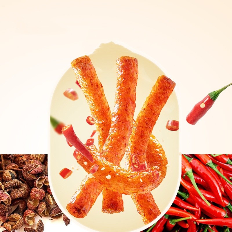 Gluten Snacks Supplier - Spicy Strip Asian